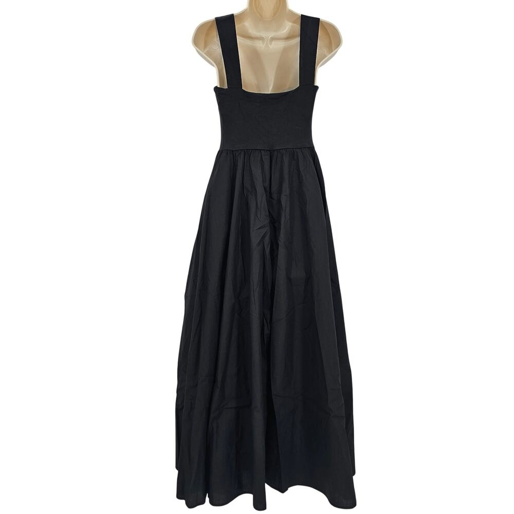 J. Crew Black Sleeveless Sweetheart Midi Dress - Picture 4 of 9